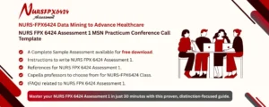 NURS FPX 6424 Assessment 1 MSN Practicum Conference Call Template